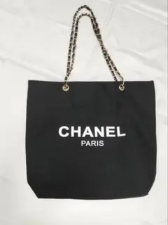 CHANEL ブラック　トートバッグ