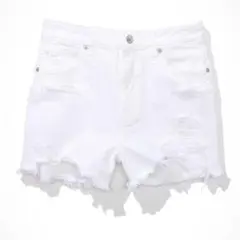 American Eagle ホワイトデニムショートパンツ