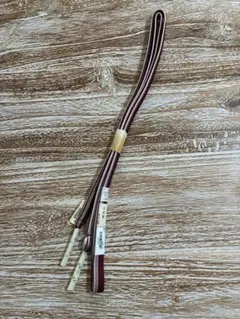 未使用　日本製 ワインレッド 帯締め