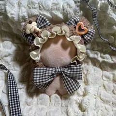 【耳穴付き】もこもこくまさんボンネット