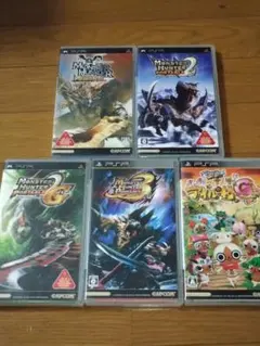 PSP モンスターハンター ポータブル 5本セット