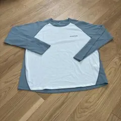 mont-bell 七分袖カットソー Lサイズ ホワイト/グレー