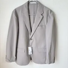 【新品】ユニクロ 感動ジャケット コットンライク ベージュS
