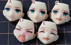 figma キャスター／アルトリア・キャスター　 用 交換用表情パーツ 5種