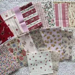 パッチワークはぎれ／ピンク系
