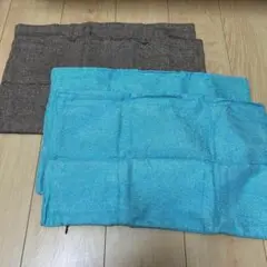 Khooti ポリジュートカバー　クッションカバー　ハーフカバー　4枚セット