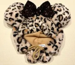 即日発送　ヒョウ柄　ファンキャップ　ミニー　ディズニー