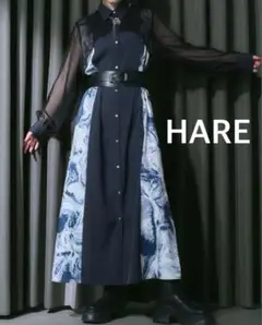 HARE♡シアーガラキリカエワンピース