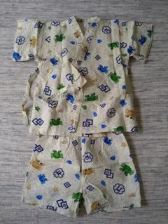 *値下げ*ベビー甚平カニ柄80