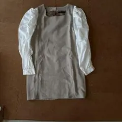 Heather チェック柄ミニワンピ