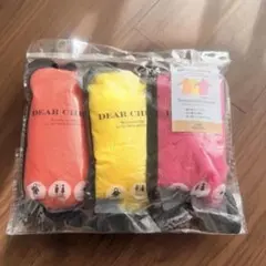 3coins カラフルレインコート　3個入り　オレンジ/イエロー/ピンク