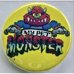 ⭐︎ マイペットモンスター★　缶バッジ　イエローのサムネイル