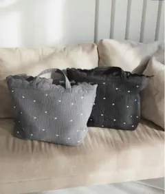 DONOBAN☆ハート柄ヌビトートバッグ