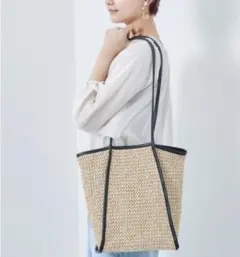 【美品】cepo　メッシュパイピングトートのサムネイル