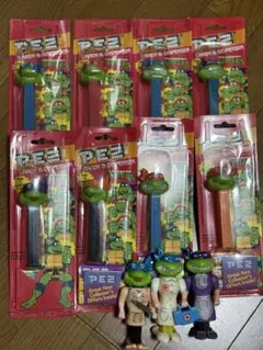 PEZ 忍者タートルズ　まとめて　90年代　oldペッツ