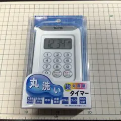 タニタ 丸洗いタイマー100分計 TD-378-WH ホワイトのサムネイル