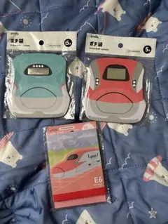 amifa 新幹線 こまち＆はやぶさ ダイカットポチ袋 メモ帳3点セット