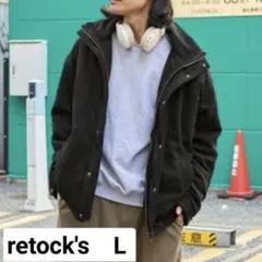 retock's アウター　ビッグシルエットスタンドネック中綿ブルゾン