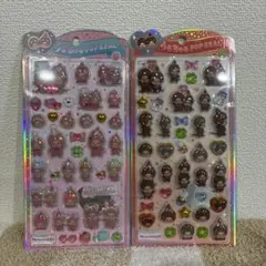 【新品未使用☆】モンチッチ　うるちゅるポップシール2点セット