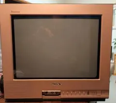 ソニー14型VHSビデオ一体型ブラウン管テレビ - メルカリ