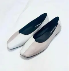 yuko imanishi+ アシンメトリーフラットシューズ ”ASAHI”