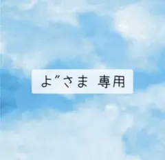 よ"さま 専用