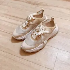 RANDA ランダ 異素材シースルースニーカー S 美品のサムネイル