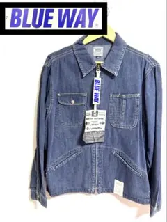 BLUE WAY MAN 古着風デニムジャケット L 新品タグ付