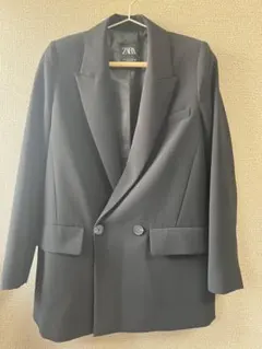 即購入可！ZARA ブラック テーラードジャケット EUR S