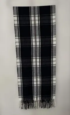 チェック柄マフラー