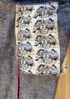 EVISU DOWLUCK LOT1475 赤耳セルビッジ デニム W30 道楽 - メルカリ