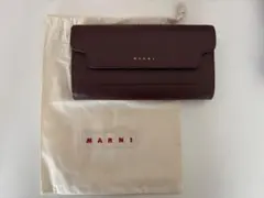 MARNI マルニ 長財布 ボルドー サフィアーノレザーのサムネイル