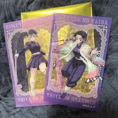 鬼滅の刃 胡蝶しのぶ 栗花落カナヲ メモリアルクリアカードコレクションカード