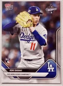 Topps Now 2025 佐々木朗希 SP ワールドシリーズ 16枚セット
