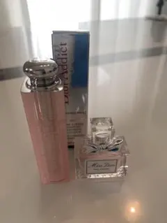 ミスディオールRose n' roses5ml、ディオールリップグロウ001