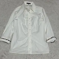 BURBERRY LONDON ノバチェック ホースロゴ 42 XL ブラウスのサムネイル