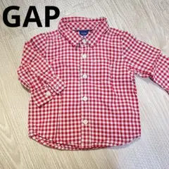 Baby Gap ベビーギャップ チェックシャツ 赤 ギンガムチェック 80cm