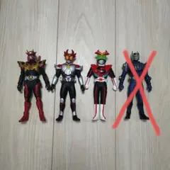 仮面ライダー ソフビ 3体まとめ売り