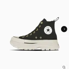 Converse 厚底ハイカットスニーカー ブラック