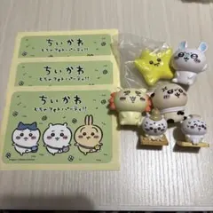 ちいかわ　フィギュア　ステッカー　シーサー　モモンガ　ラッコ　まとめ売り
