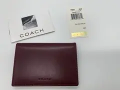 新品未使用coach ビジネスカードケース