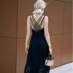 《新品》AMERI　MEDI BACK CROSS DRESS