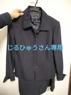 スカートスーツ　13号（L？LL？）　ネイビー　卒園式入学式お受験にも