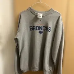 NIKE Denver Broncos スウェット グレー 古着のサムネイル