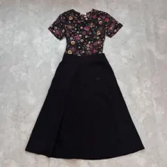 昭和レトロ セットアップ コーデ売り 2点セット フェミニン アンティーク 花柄