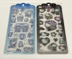 ハローキティ・マイメロディ&クロミ ドロップジェリーシール 2枚セット