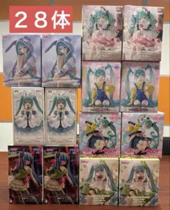 New!! 初音ミクプライズフィギュア ２８体　　　　まとめ売り【新品未開封】