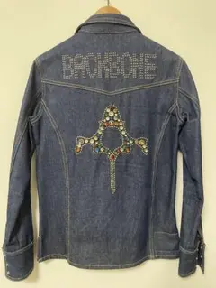 バックボーン　backbone レザースタジャン　ウインドストッパー BACKBONE - バックボーン BACKBONE ウインドストッパー メルトン