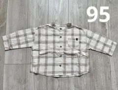 tete a tete テータテート　バースデイ　チェック　シャツ　長袖　95
