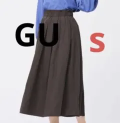 GU タフタフレアミディスカート
